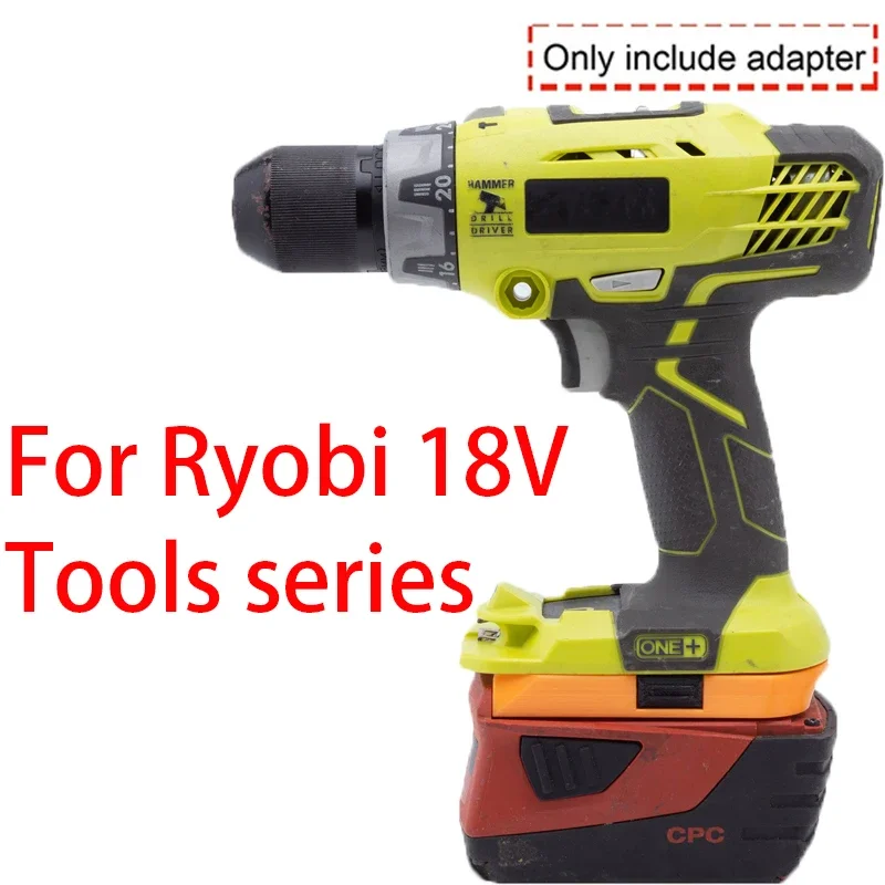 Imagem -03 - Adaptador de Bateria Conversor para Ryobi One Mais 18v Li-ion Bateria Adaptador Ferramentas Converter para Hilti 22v B22 Cpc