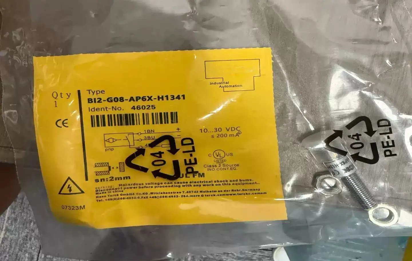 

1 шт. BI2-G08-AP6X-H1341 НОВЫЙ 100% гарантия качества