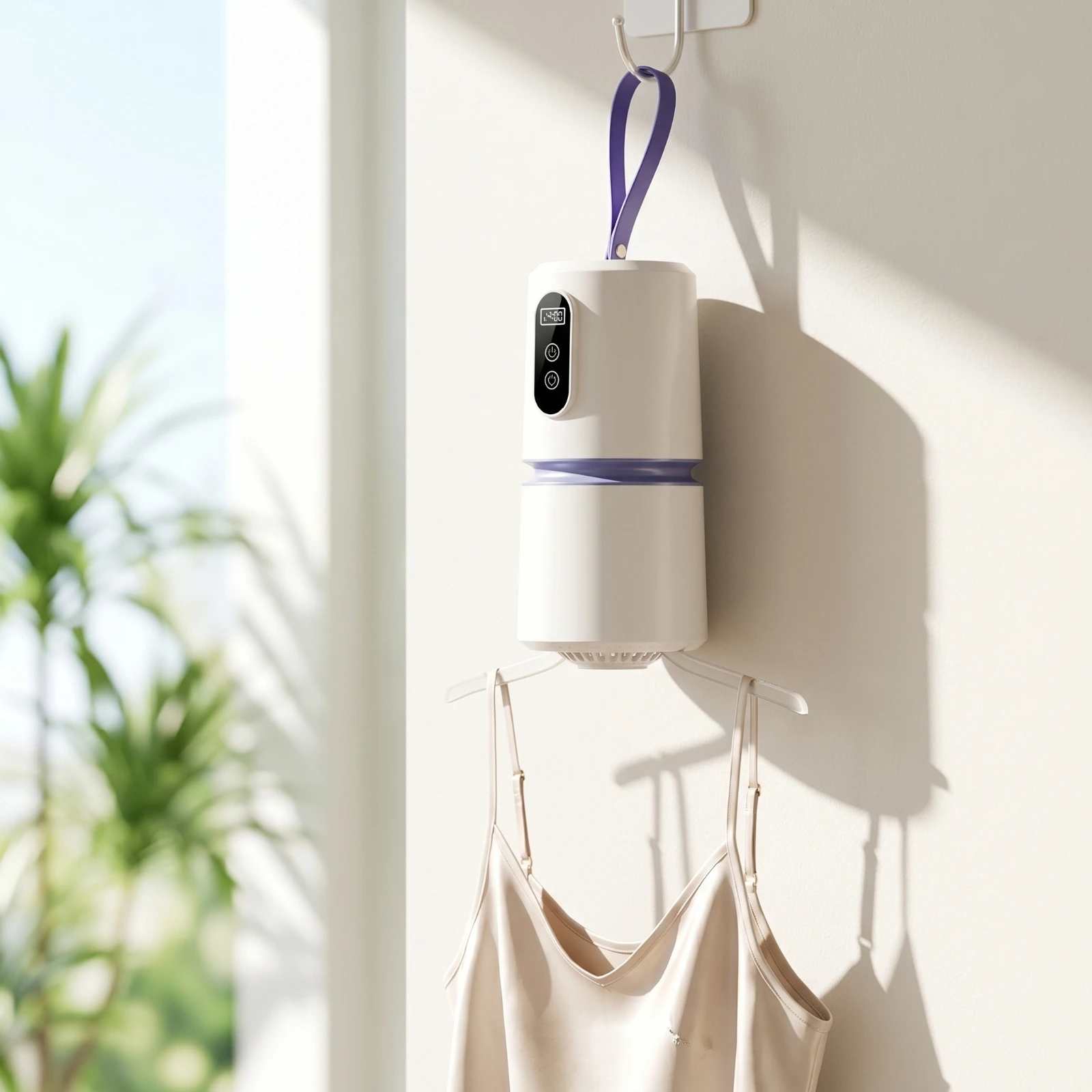 Hanging Clothes Dryer No Installation Required Portable Clothes Dryer Appliance Electric-Space-Saving for Travelers, Travel