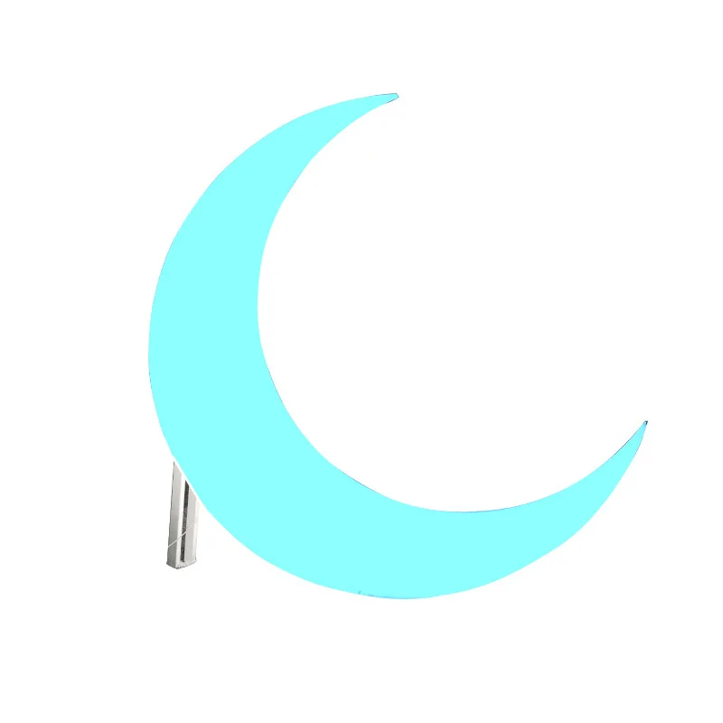 Luminous moon lamp Outdoor courtyard B & B Hotel Wedding decoration Floor Crescent Swing Symphony