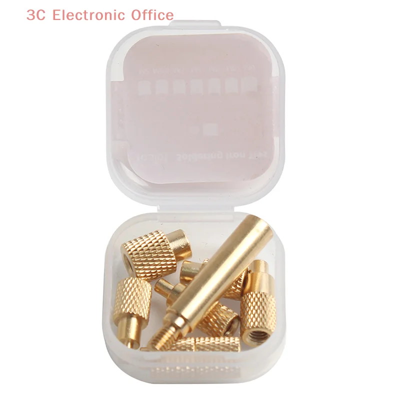 Heat Insert Nut M2-M8 Internal Thread Embedded Iron Tip For 3D Printing Plastic Assembly