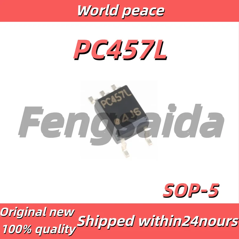 (1-10pcs)100% Brand new original PC457L Photocoupler SMD High-Speed Optocoupler PC457L SOP5
