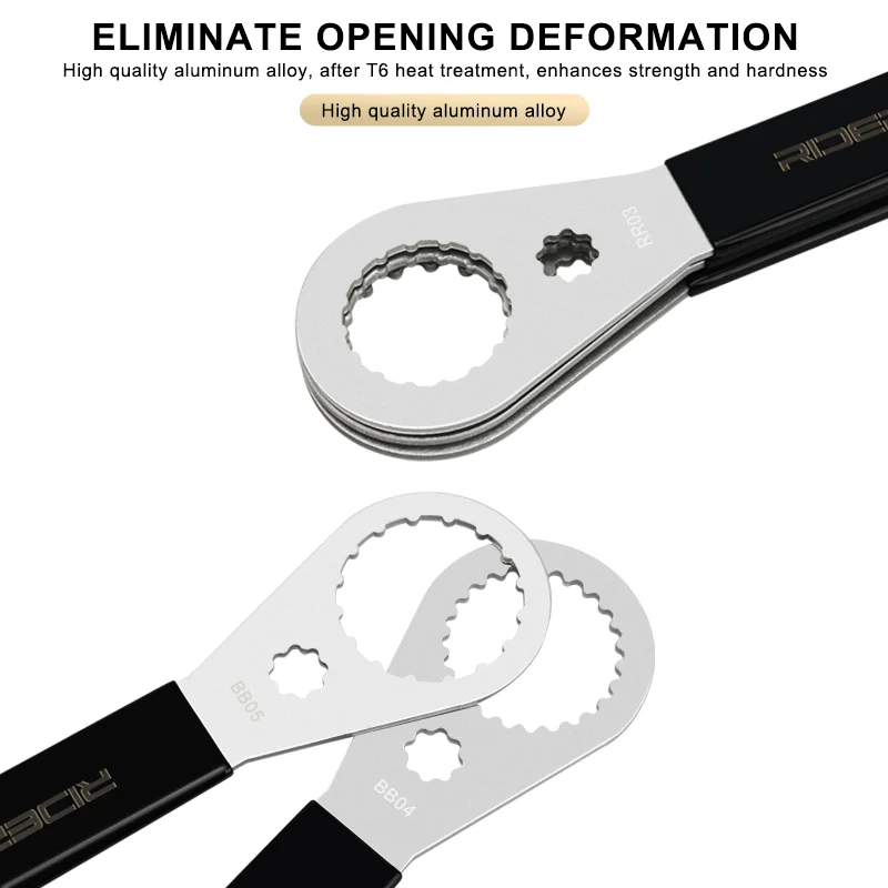 Fahrrad Tretlager Schlüssel Aluminium legierung Fahrrad BB Installation Removal Tool 39/41/44/46/49mm Für Shimano BBR9000