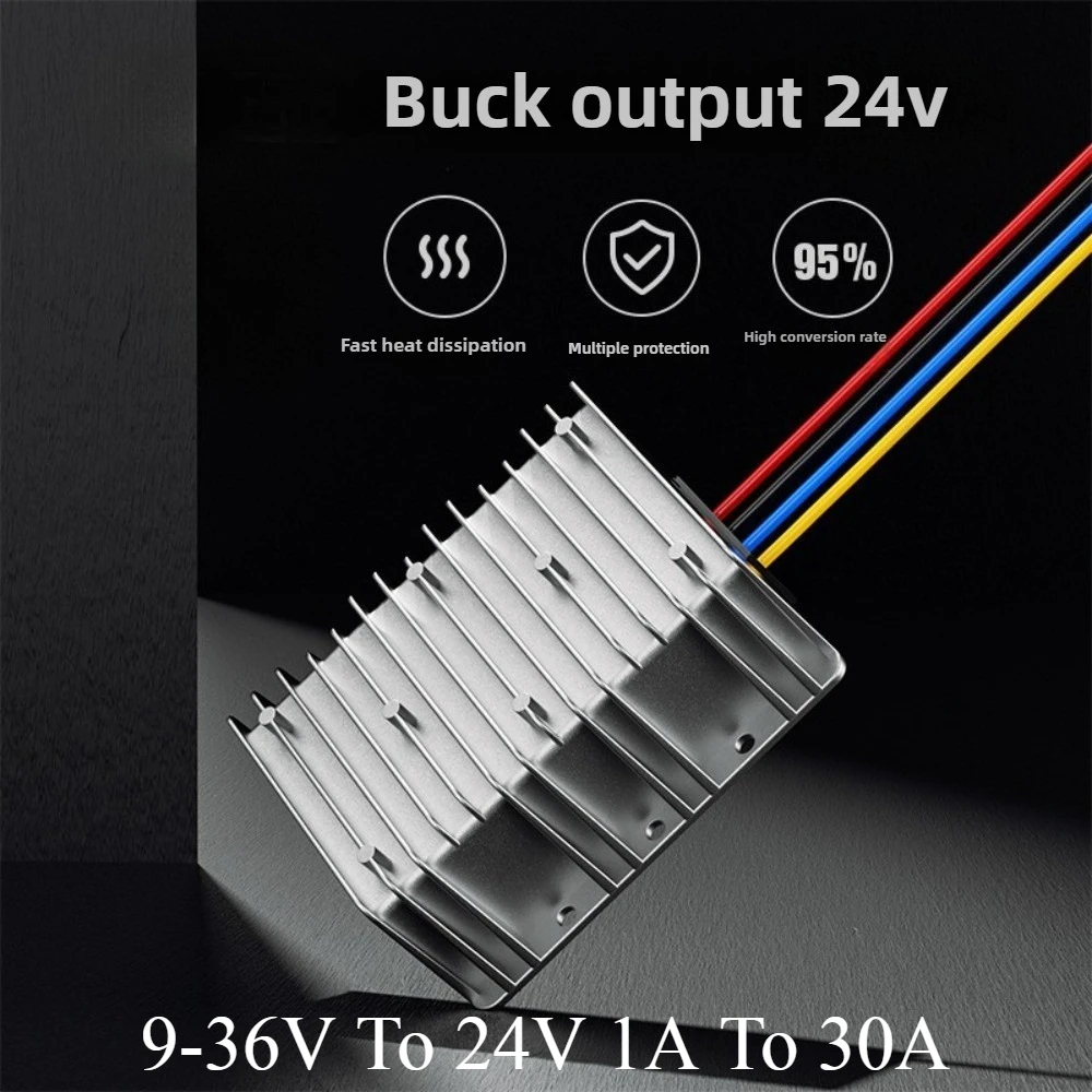 

DC DC Automatic Voltage Regulator 24 Volt Voltage Stabilizer 12V 24V To 24V 1A To 30A Step Up Down Converter Boost Buck 9V-36V