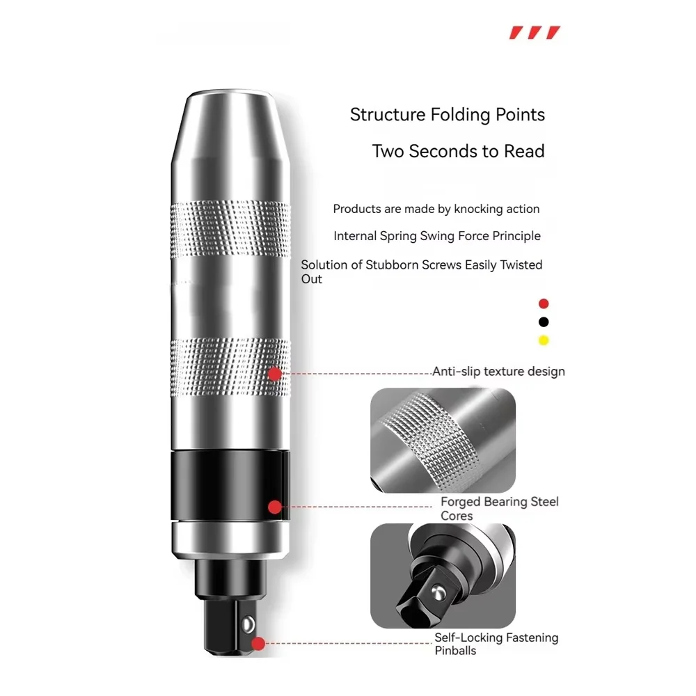 7 /13 قطعة مجموعة مفك تأثير اليد عكسها دائم السحابة مزيل المجمدة الترباس أداة تفريغ لورشة المرآب المنزلية