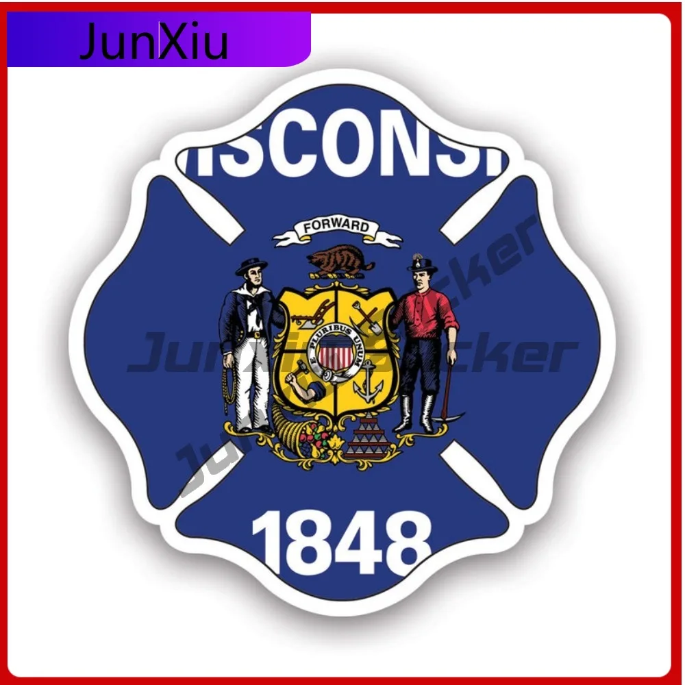 

Wisconsin State Maltese Waterproof Fade Resistant Racing For Car Window Helmet Car Body Self Adhesive No Residue Decal Scratch