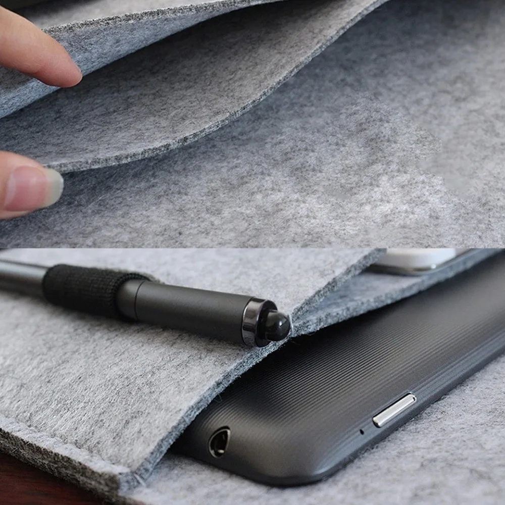 Laptop Chemical Fiber Felt Bag Felt Portable Laptop Bag Fashion Handbag Outdoor