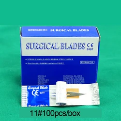 100Pcs/box Dental Surgical Scalpel Sterilized Blades Scalpel Blades For Dental medical Dental medical Surgical Scalpel Blades