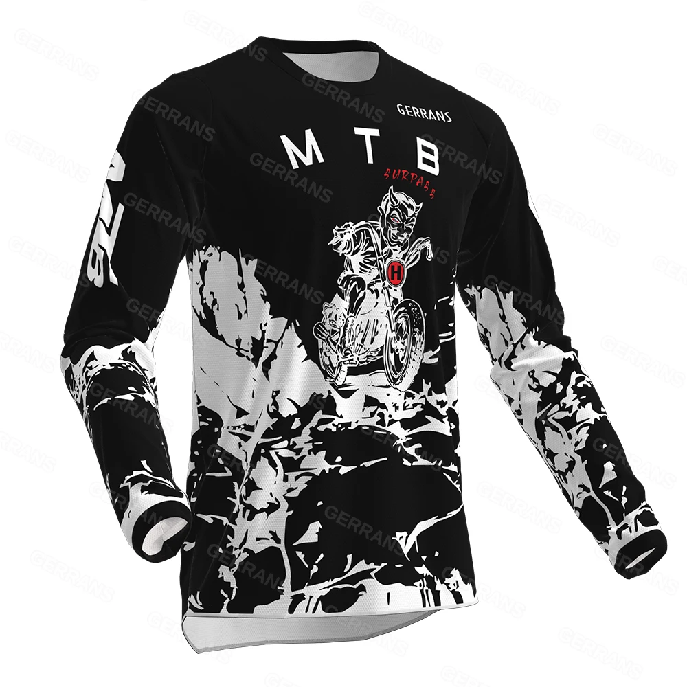 

Рубашка для мотокросса 2025, Джерси для скоростного спуска, футболка Mtb, велосипедный велосипед, мотоциклетный трикотаж, одежда для горного велосипеда, Джерси Gerrans