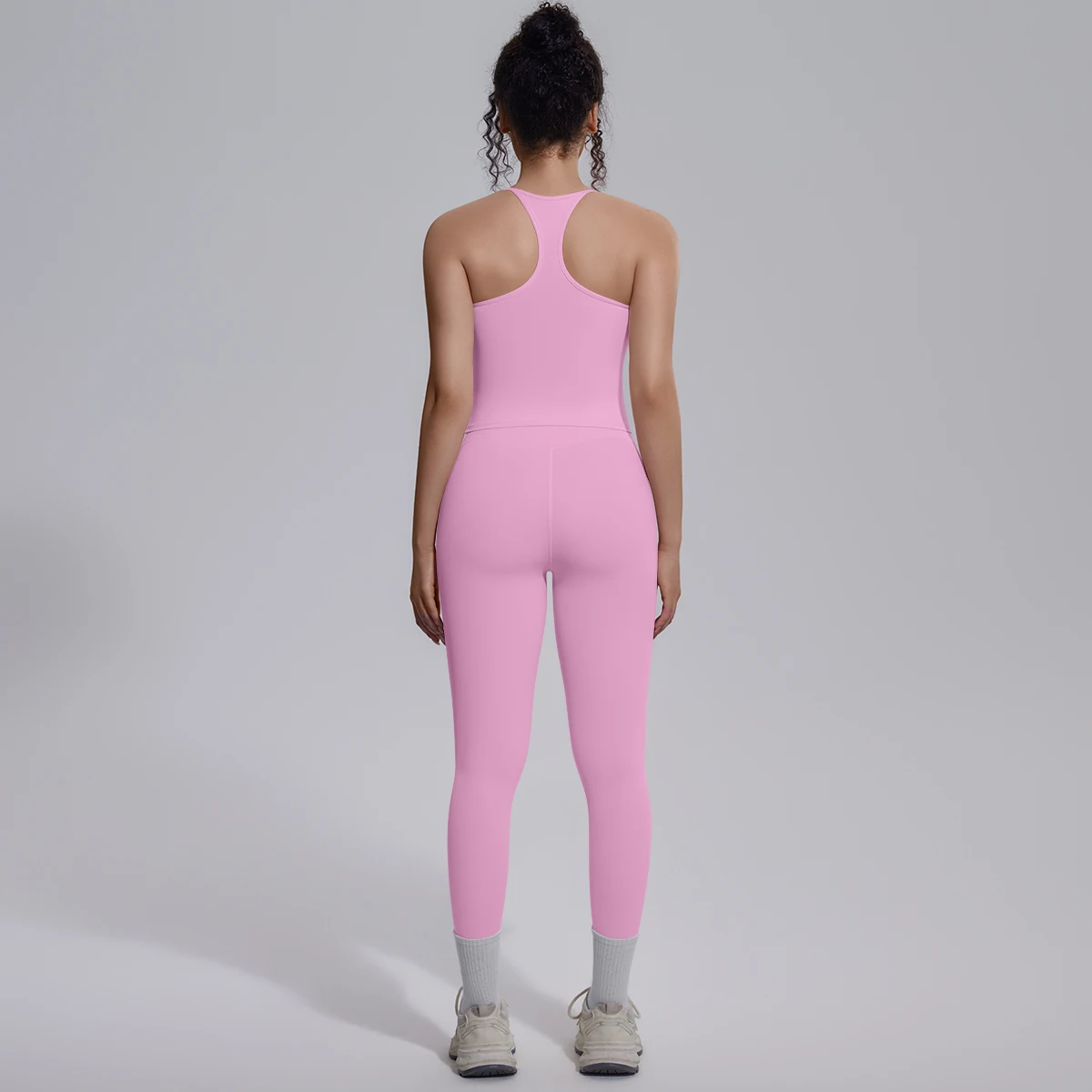 Quick Drying Legging Outdoor Running Yoga Set for Womans High Waisted Push Up Female Pants Gym Sexy Beautiful Back Vest Yoga Set