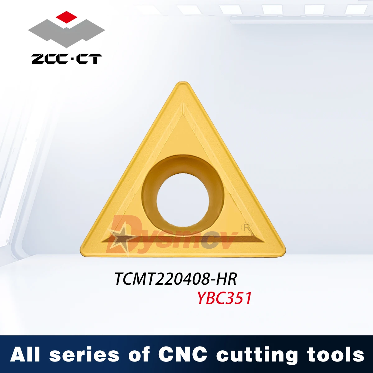 

TCMT220408-HR YBC351 CNC Lathe Turning Blade Triangle Form Turning Cutters CNC Thread Cutting Blade Suitable For Lathe Machining