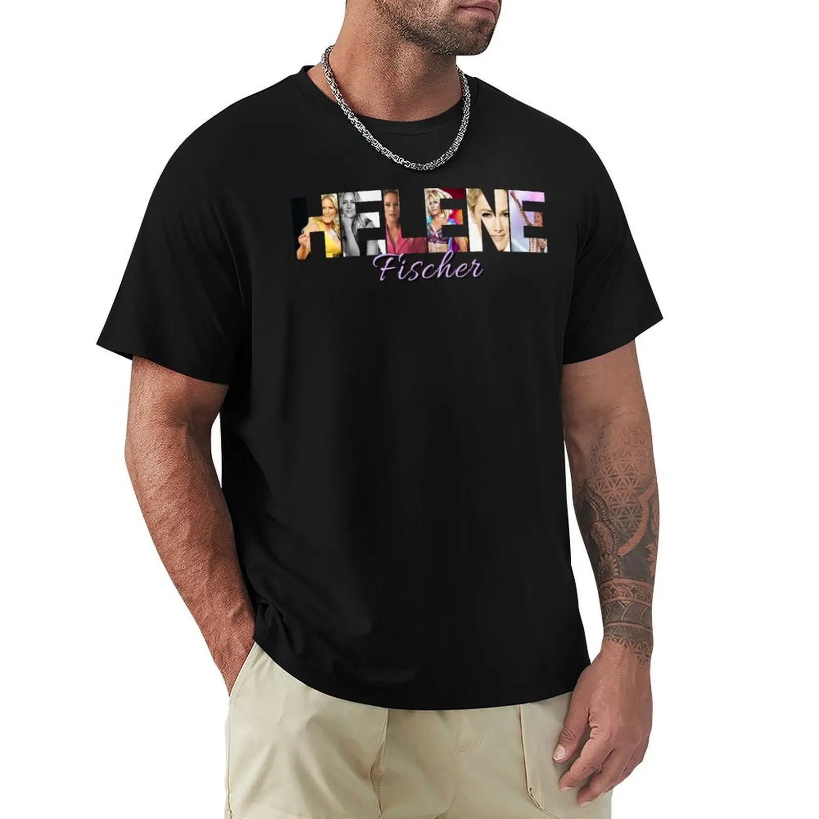 Helene Fisher T Shirt Sticker Hoodie T-Shirt Sport Basic Moisture Wicking Tee