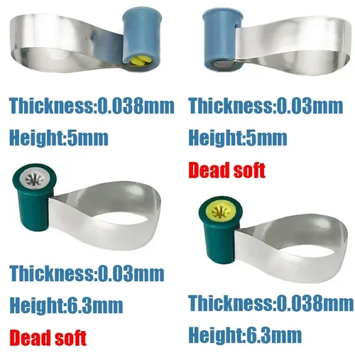 Imagen 2 del producto Bandas de matriz Dental originales con SuperMat para sistema de matriz SuperCap, recambio de matrices metálicas contorneadas de doble cara NO.2150