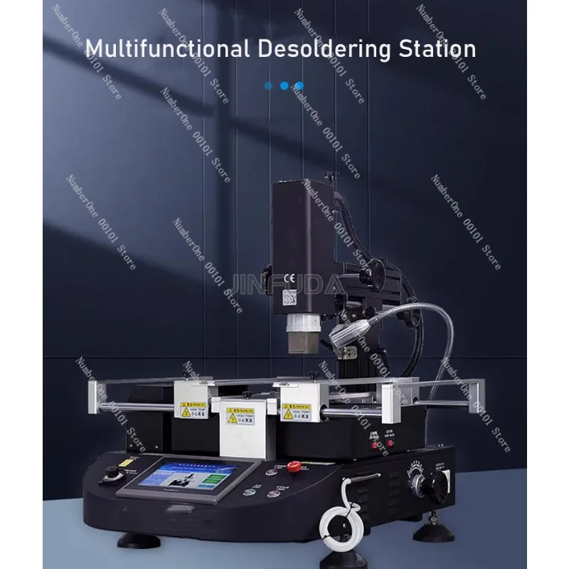 2 in 1 Hot Air Rework Station, Digital Soldering Iron BGA Repair, PCB Desoldering for Laptop Phone Circuit Board