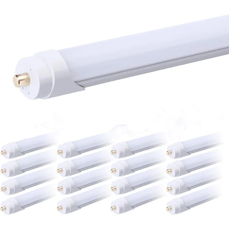 

Single Pin T8 96" 8ft LED Tube 45W, 8' LED Fluorescent Tube Replacement,AC 85V 277V Input, 6000K Bright White,4500LM