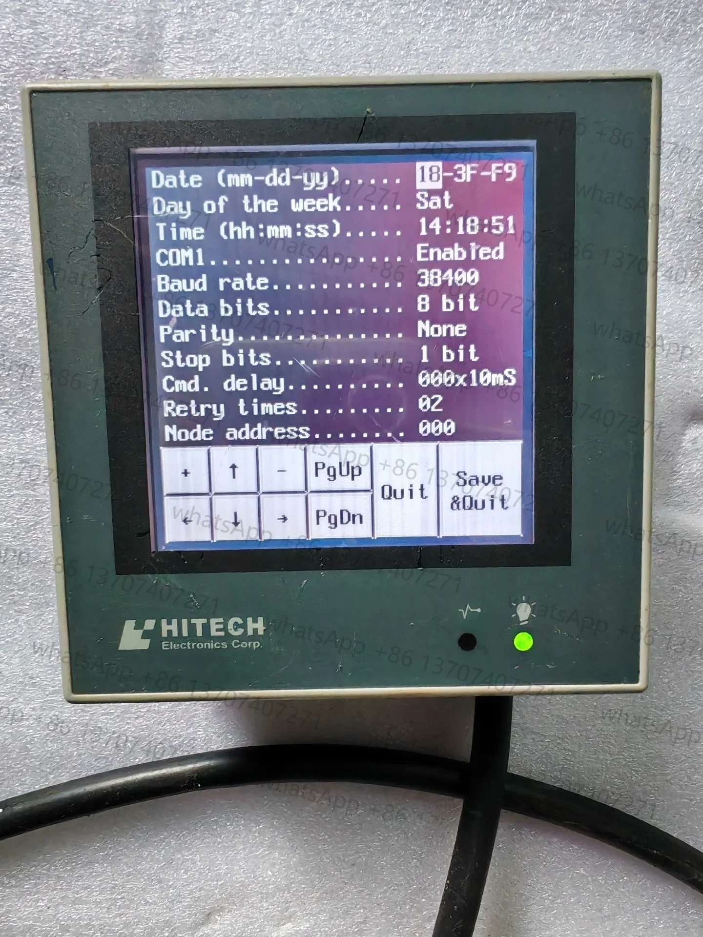 Layar Sentuh PWS6400F-S untuk HITECH HMI