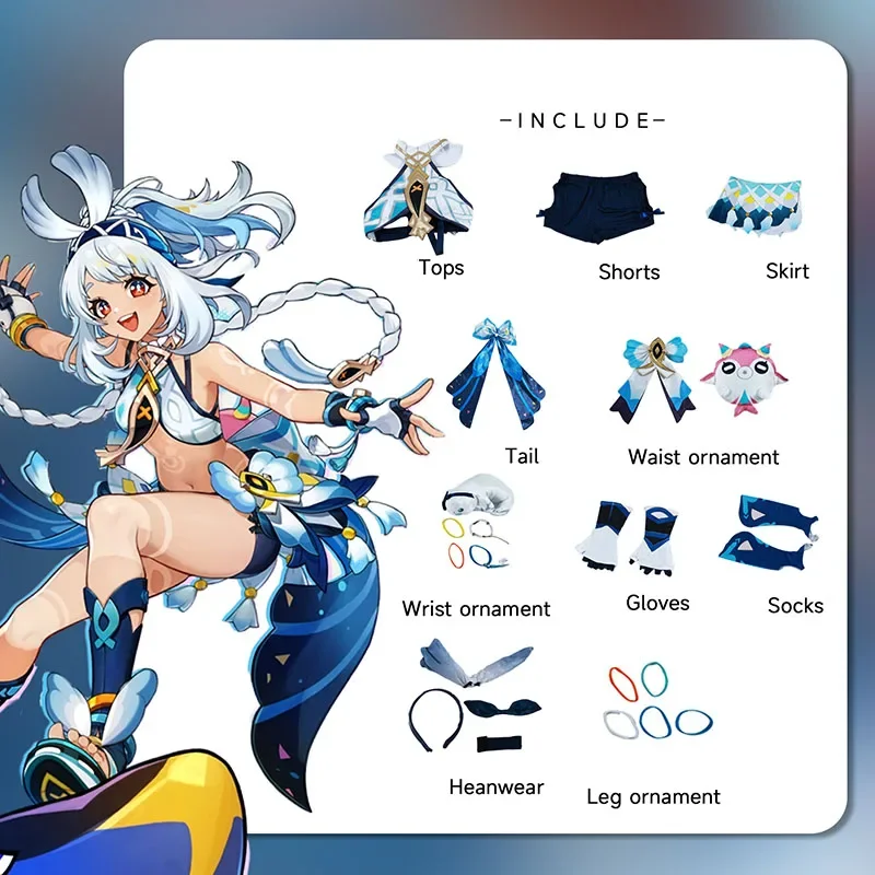 لعبة جينشين إمباكت مولاني أزياء تنكرية شعر مستعار أحذية أنيمي للنساء للهالوين لعب الأدوار كرنفال فستان الحفلات