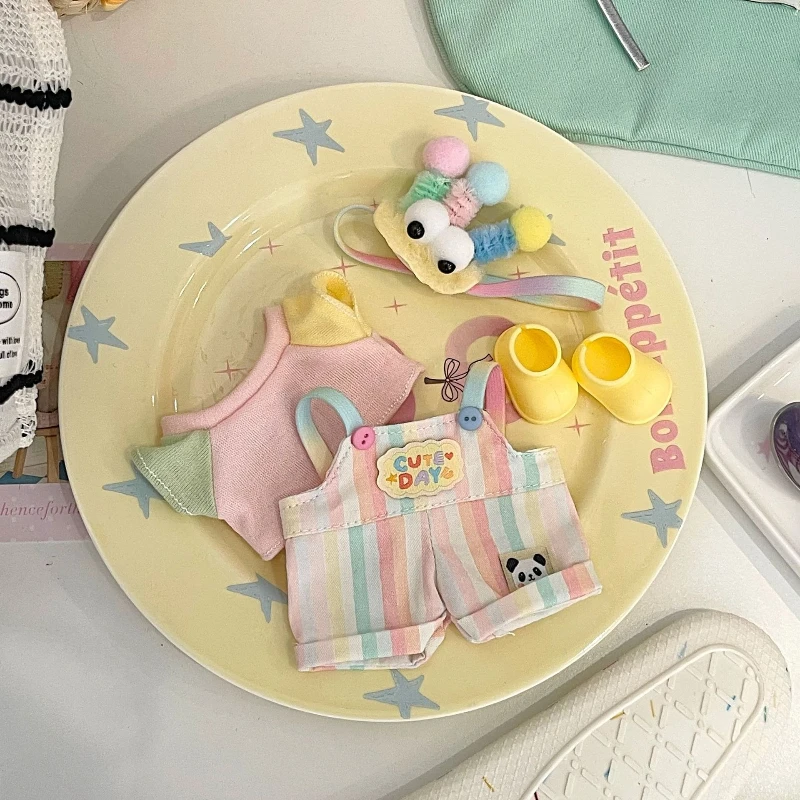 สำหรับ 15/17 ซม.3.0 ลาบูบูเสื้อผ้าแม่พยาบาลผู้รักชุดเชฟน่ารักหนอนผีเสื้อเครื่องแต่งกายโดปามีนสีตุ๊กตาอุปกรณ์เสริมของขวัญ