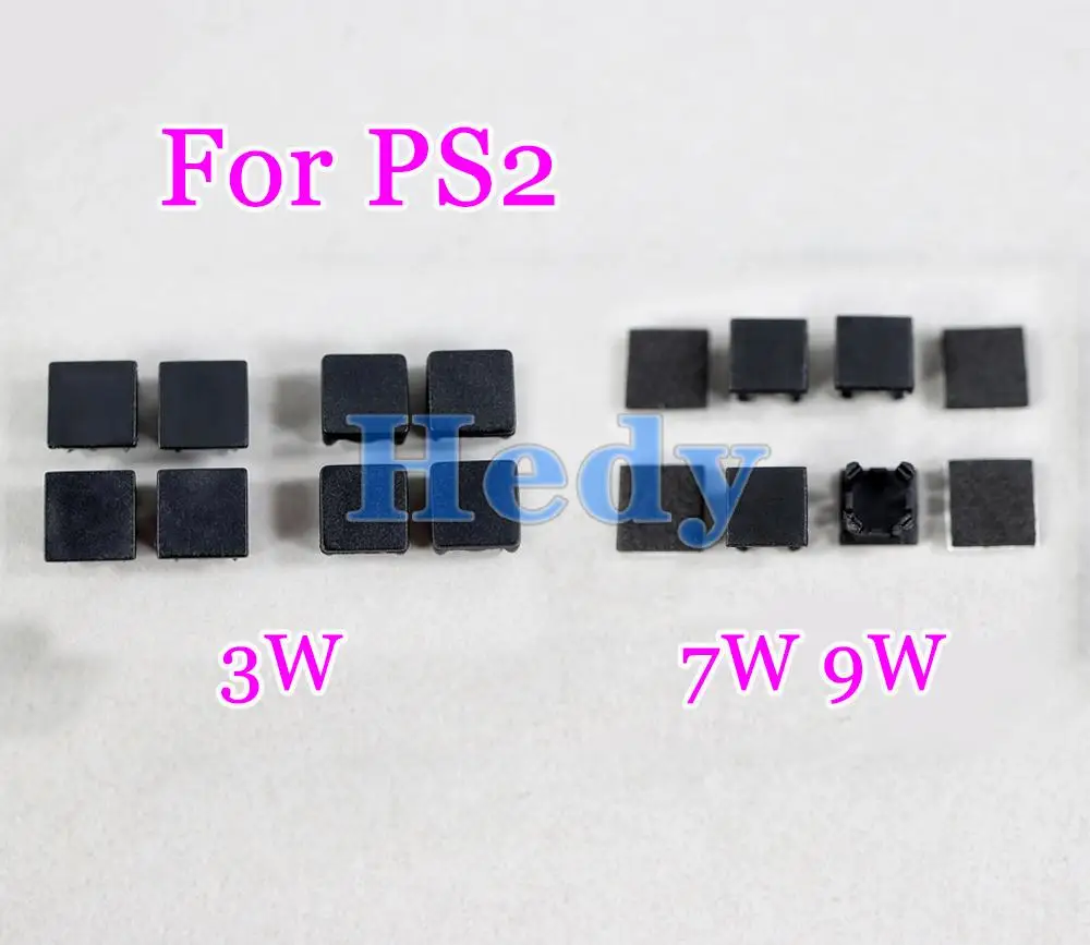 2sets Rubber Feet Plastic Button Cap Cover Set For PS2 3W 7W 9W 30000 70000 90000 For Sony Playstation 2 Controller