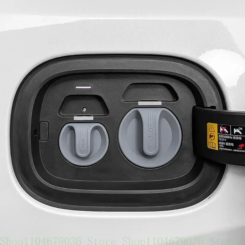 Tampa chuva do porta carregamento com vedação magnética, proteção do carregador contra elementos, acessório carregamento carro elétrico à prova neve