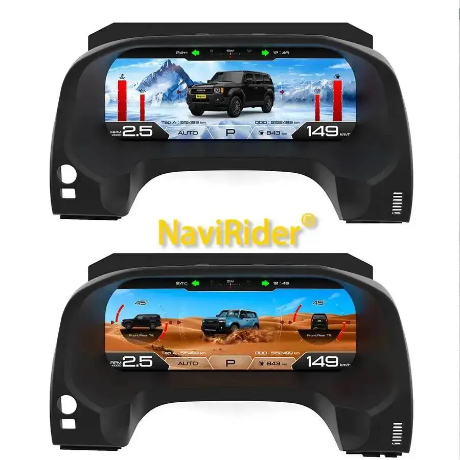 

12,3-дюймовый цифровой приборный дисплей для Toyota Prado Land Cruiser 150 2010-2023, виртуальная приборная панель