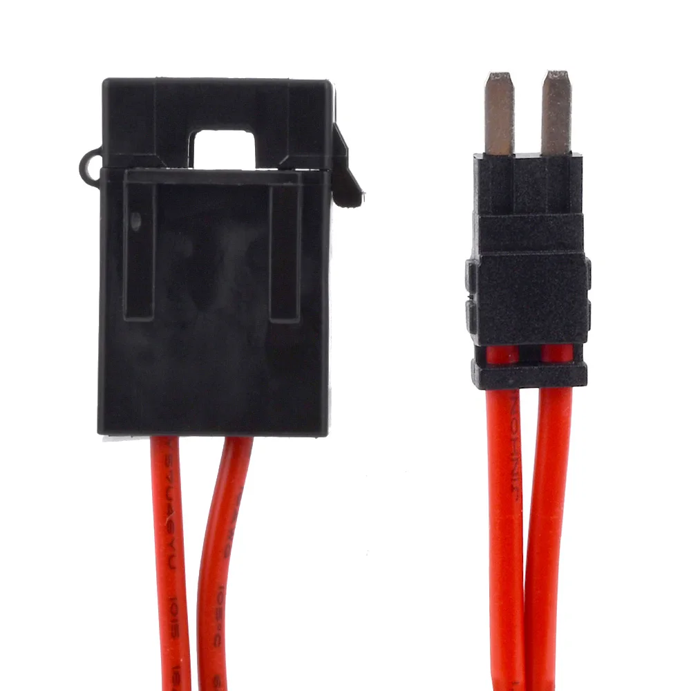 16AWG 32V 25A Car Small Two-wire Fuse Box Extension Cord for Car Tool Accessories Power Supply Automotive Fuse Holder Extension