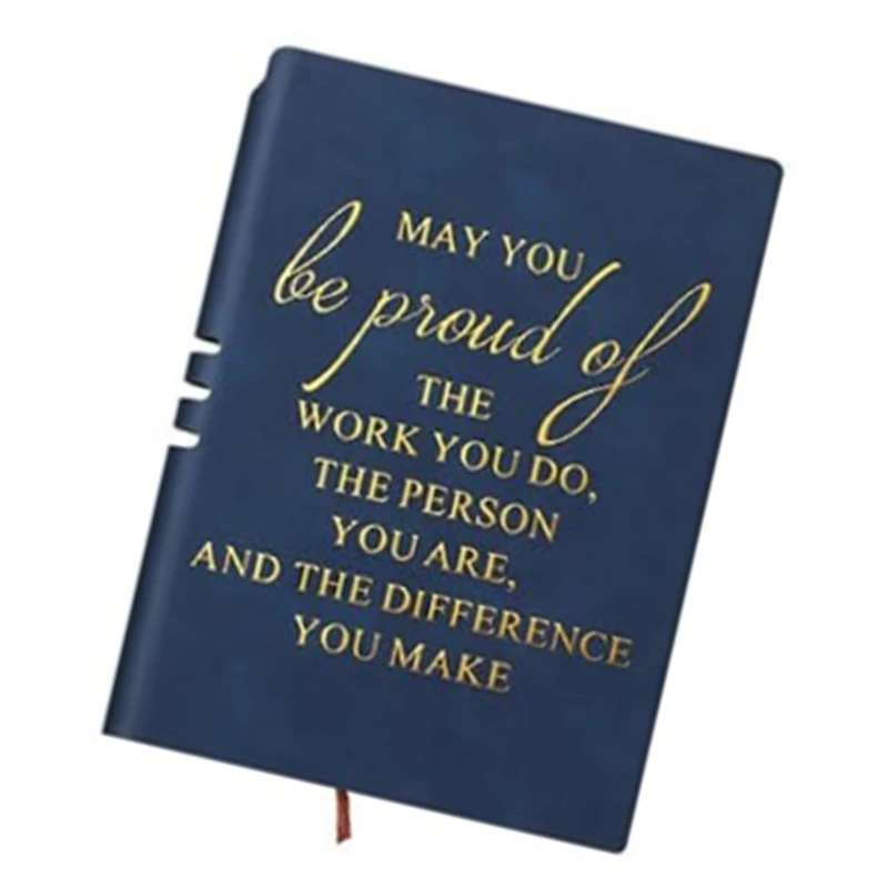 Leather Journal Notebook Motivational Journal Notepads Travel Notebook 100Sheets Lined for Employee Appreciation Dropship