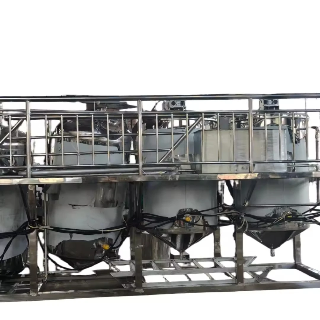 Equipamento de refino de óleo animal de grau profissional