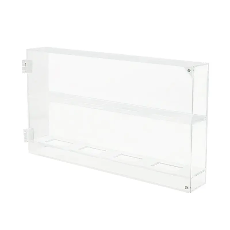 ABUN-Acrylic Hockey Puck Display Case Holders Shadow Box Showcase Wall Mount Desktop For Ice Hockey