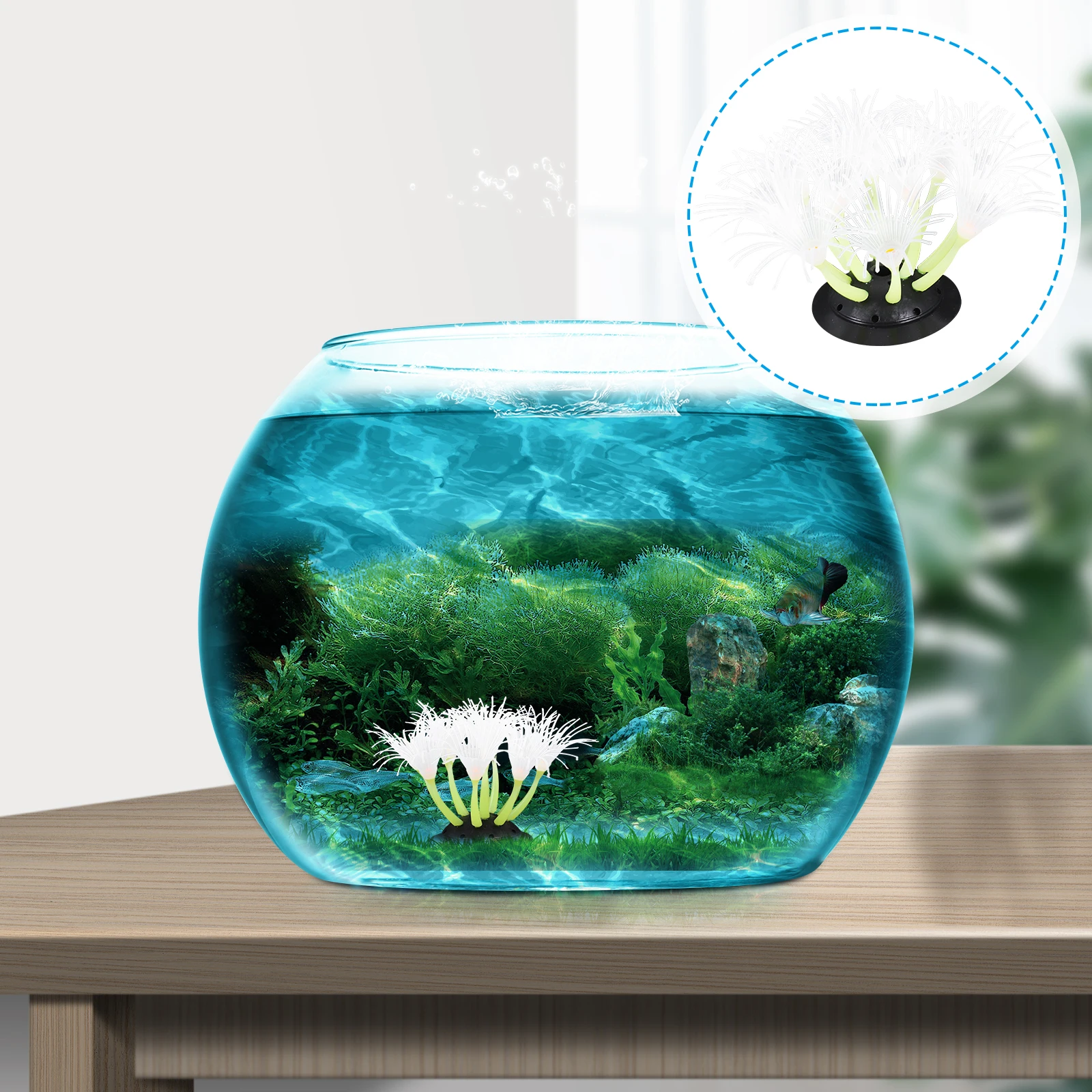 

Fish Sea Decoration Silicone Lifelike Ornament Aquarium Adornment Artificial For Tank Decor Underwater Ornament Fish Tank