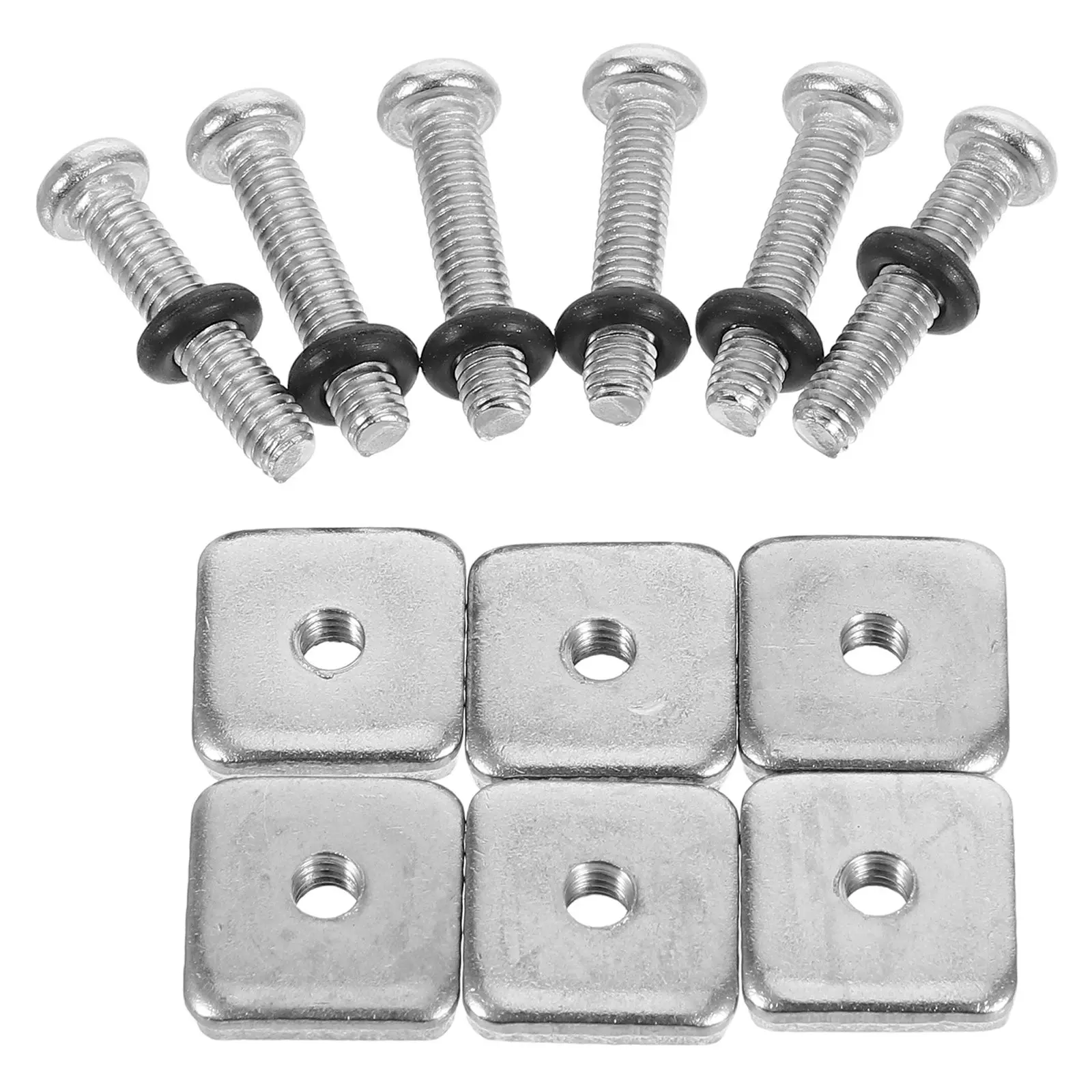 

6 шт. винтов для плавников досок для серфинга M4 из нержавеющей стали, устойчивых к коррозии, комплект для замены креплений плавников для серфбордов