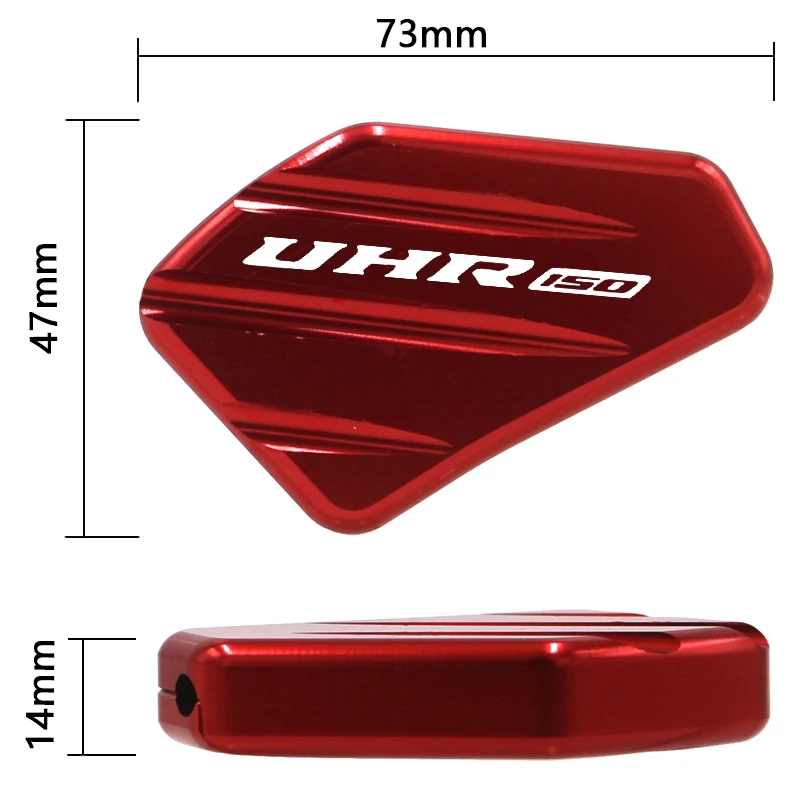 For HAOJUE UHR150 UHR125 UHR 50 UHR 125 CNC Aluminium Side Stand Enlargr Plate Kickstand Extension Motorcycle Accessories