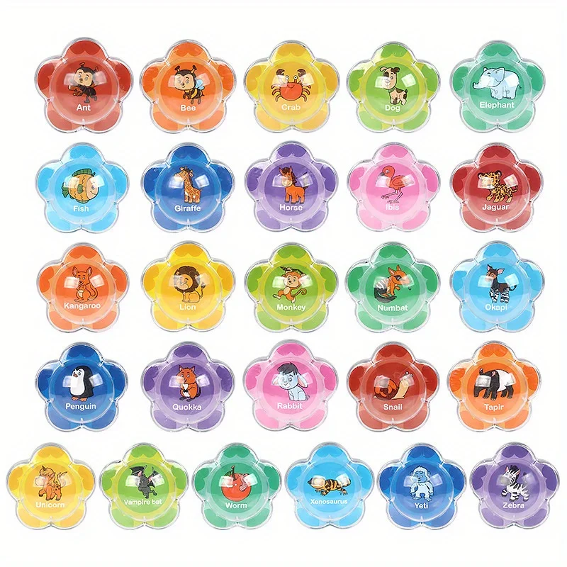 1 conjunto de brinquedos de banho flutuantes, números do alfabeto, animais, conjunto de brinquedos educativos à prova d'água não tóxicos para crianças, aprendizagem de tempo de banho