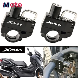 2024 For YAMAHA XMAX 300 250 400 125 Xmax300 Xmax250 XMAX400 Xmax125 Motorcycle CNC Accessories Helmet Lock Anti-Theft Helmet