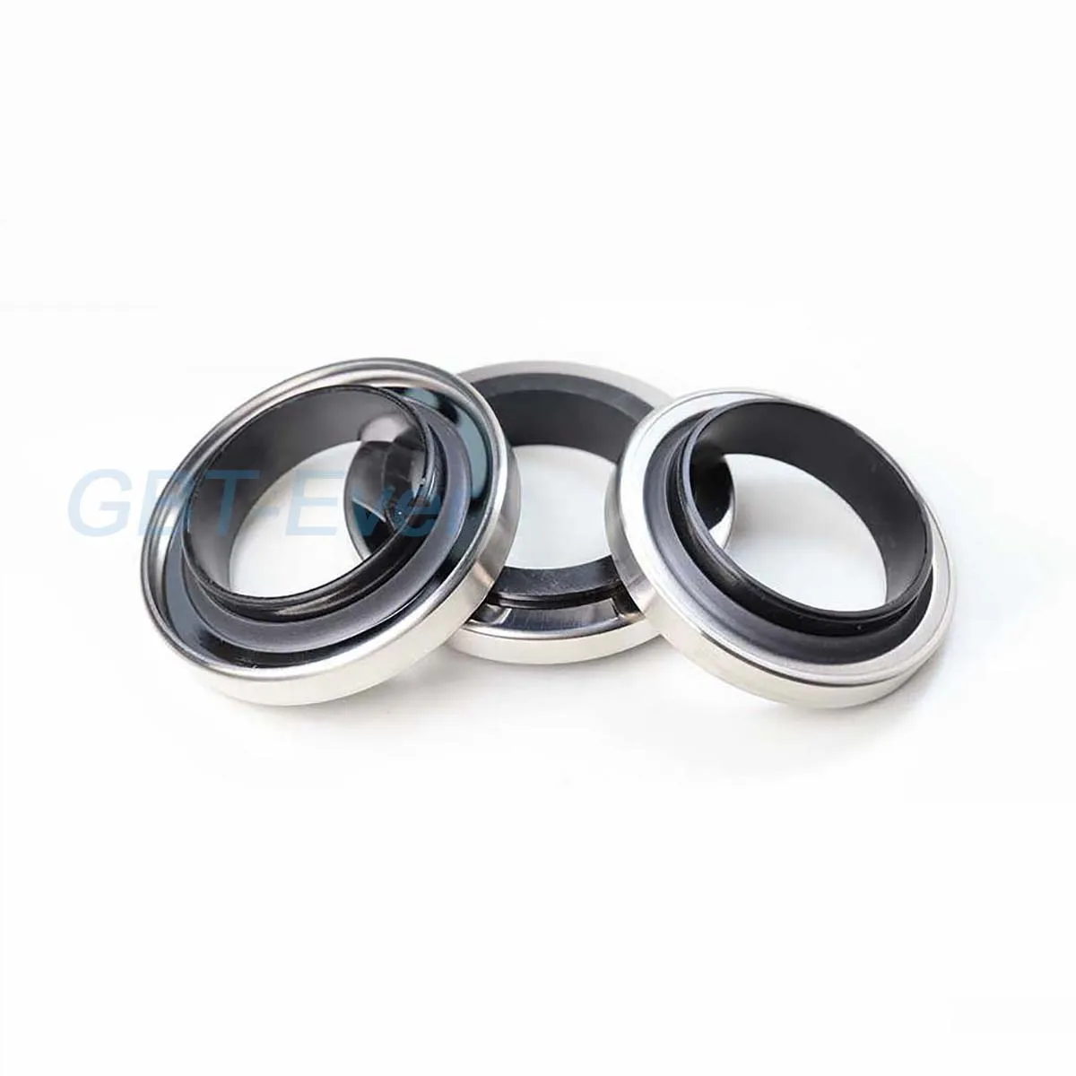 1Pcs PTFE Lip Oil Seal With Stainless Steel Housing Dual Lip Screw Air Compressor Spare Parts ID x OD x Height 8x18x6~26x42x10mm