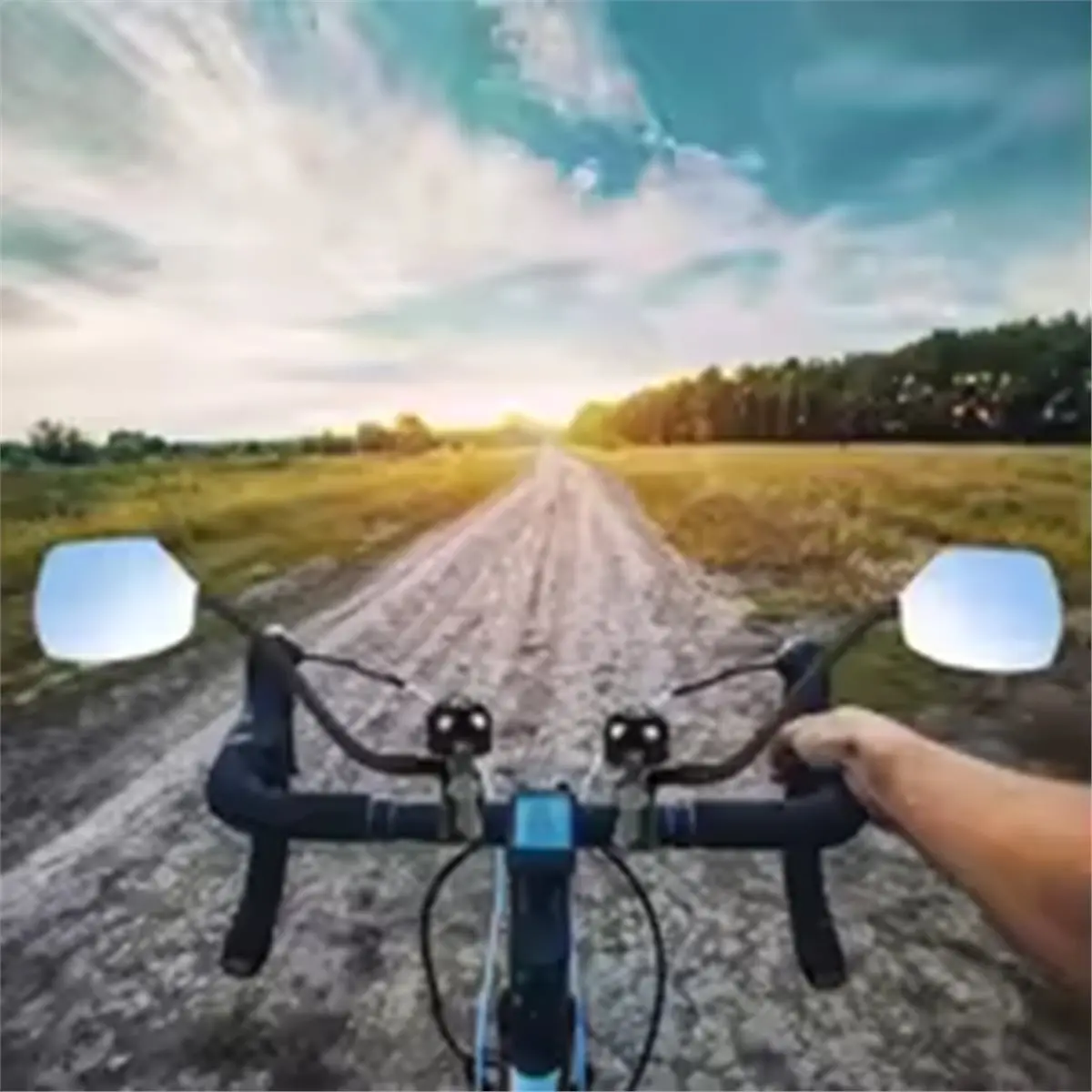 

AB31 2-in-1 Bicycle Rearview Mirror Bell Adjustable Mountain Bike View Mirror with Bell MTB Road Bike Accessories