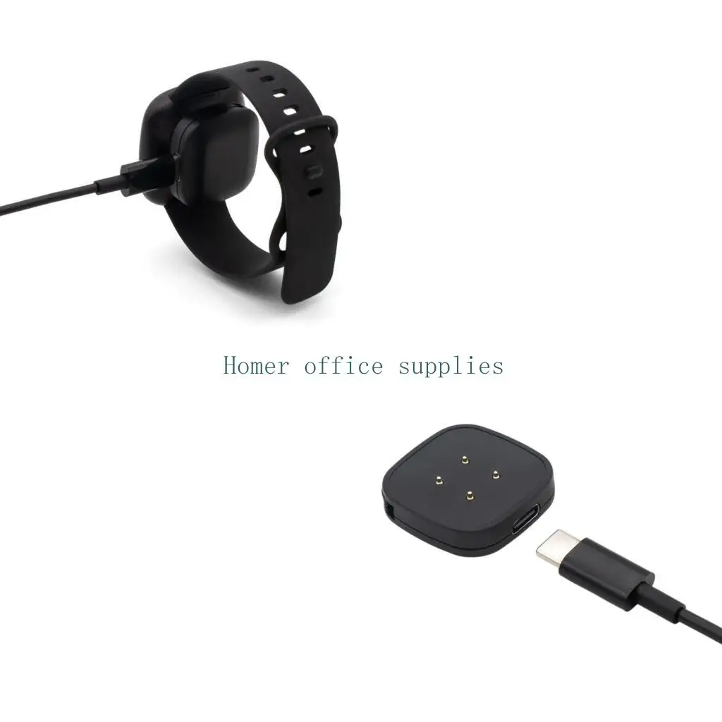 

K43B Charging Dock Cable Optional For Versa 3 & 4/ 1 & 2 Charging Cable USB C Cable Stand