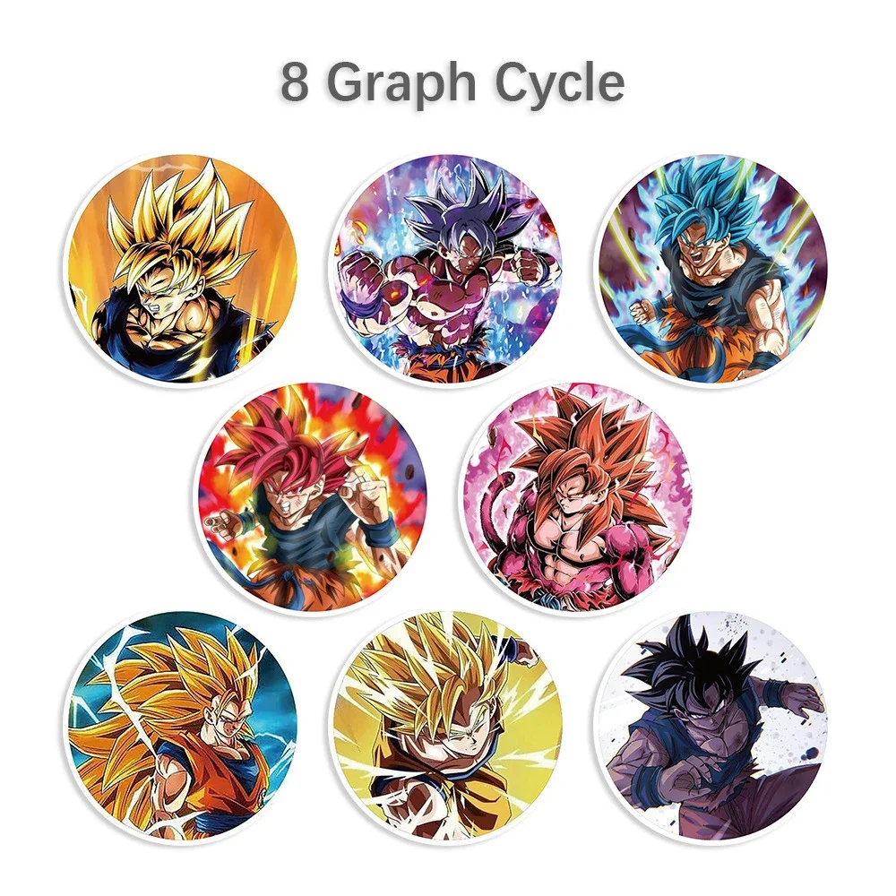 500 Stück Anime Dragon Ball Siegelaufkleber Guko Niedliche Cartoon Anime Aufkleber Runde Diy Dekor Album Tagebuch Etikett Graffiti Aufkleber