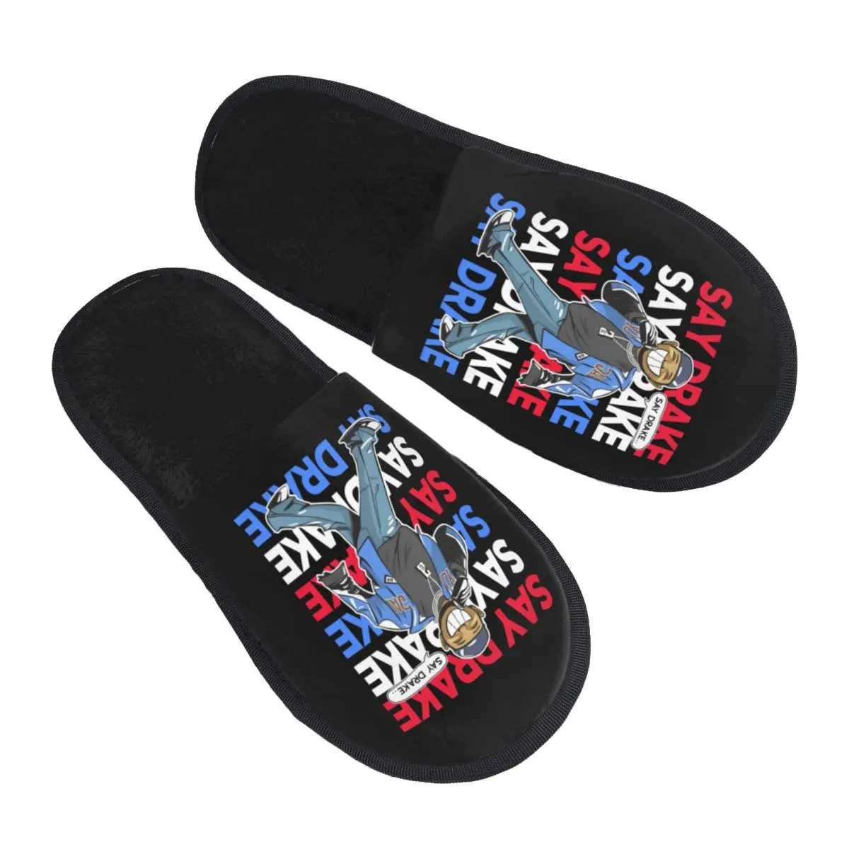 Custom Drakes Memory Foam Slippers Women Soft Warm Rapper Singe House Slippers