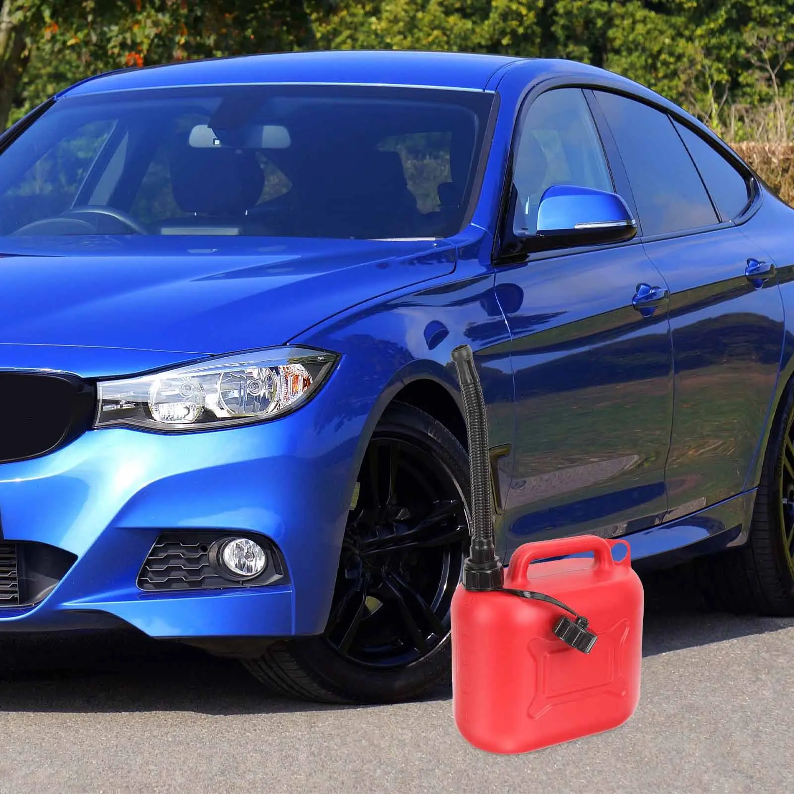 

5L Premium Heavy-Duty Container Portable Lightweight Sturdy Leak-Proof Fuel Jug for Car Camping Road Trip Outdoor