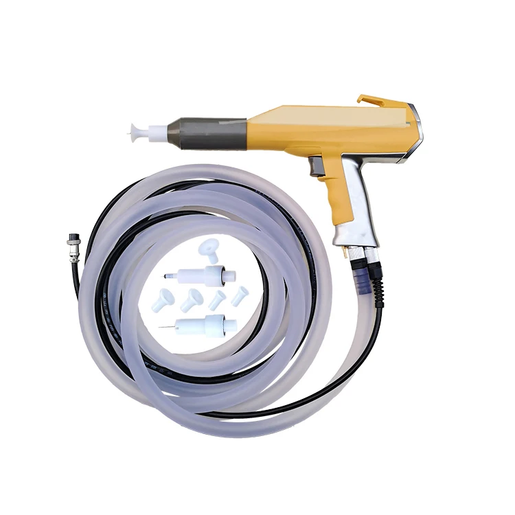 Manual powder spray gun ，high voltage electrostatic ， negative polarity built-in spray molding machine accessories