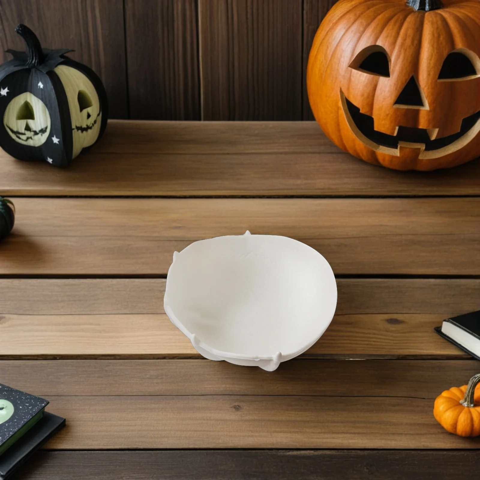 

6Pcs Halloween Hand Candy Bowl Spooky Snack Tray Decorative Candy Dish for Party Events Skull Bowl Figurine Tray