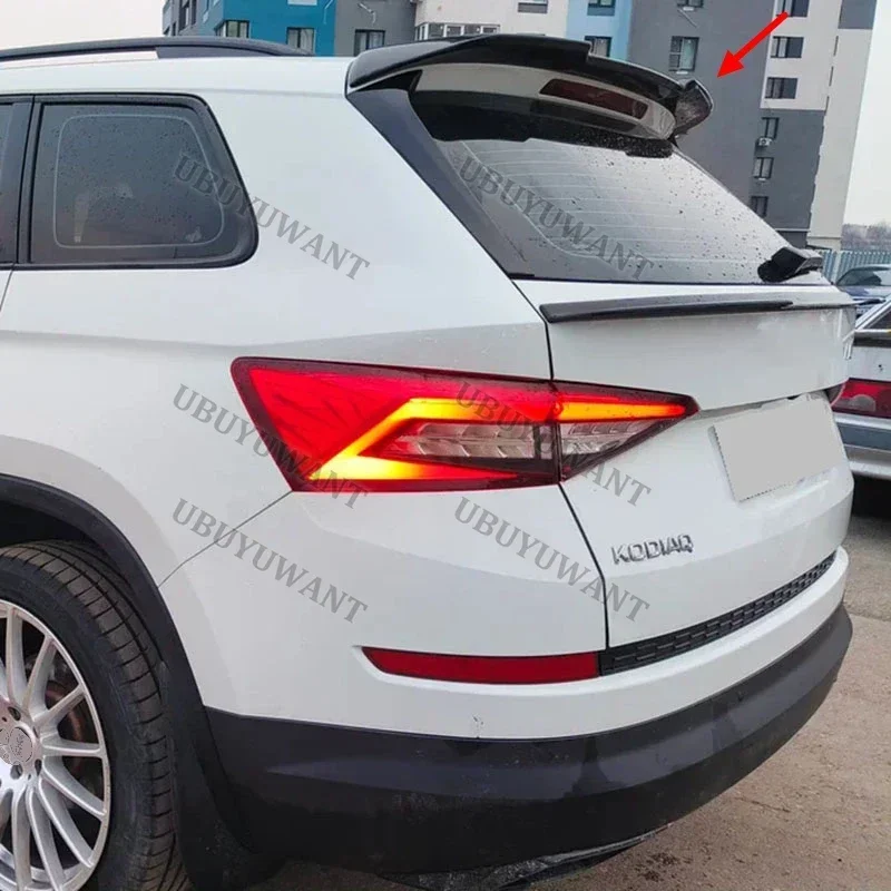 Fit For Skoda Kodiaq 2017 2018 2019 Wholesale ABS Rear Trunk Lid Car Spoiler Ducktail Lip Wings