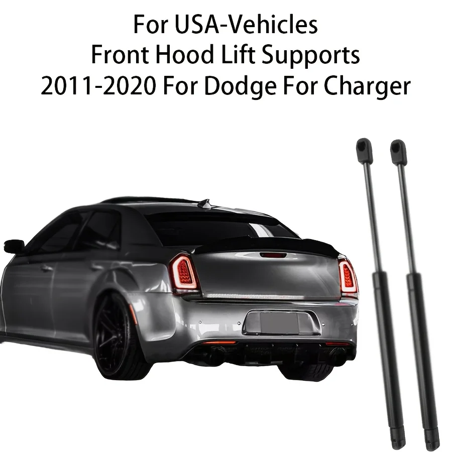 2pcs Front Hood Lift Supports Gas Struts Shocks Props Rod Fits For Dodge Charger 2011-2020