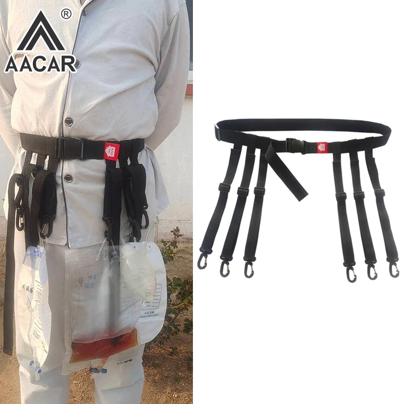 Urinary Drainage Bag External Bladder Ostomy Collection Waist Bag Catheter Urine Bag Fixed Belt Holder With Hook Home Care