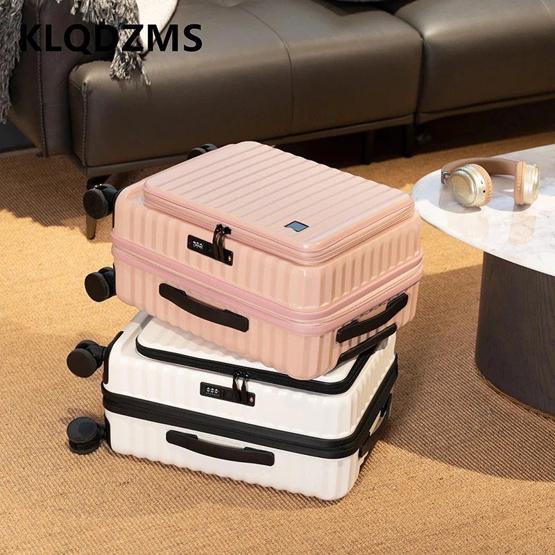 

KLQDZMS мужской чемодан из АБС-пластика + ПК, посадочный бокс, 24 дюйма, чемодан на колесиках большой вместимости, 20 дюймов, 28 дюймов, коробка с паролем, высококачественная сумка для салона