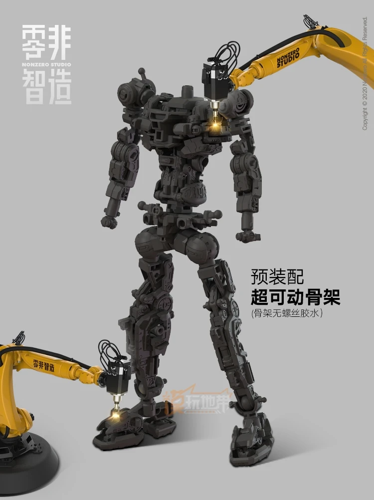 NONZERO STUDIO 1/100 รุ่น Knight Of Dark Sky ประกอบรุ่น Action Figures Transformation หุ่นยนต์ของเล่นสําหรับเด็ก