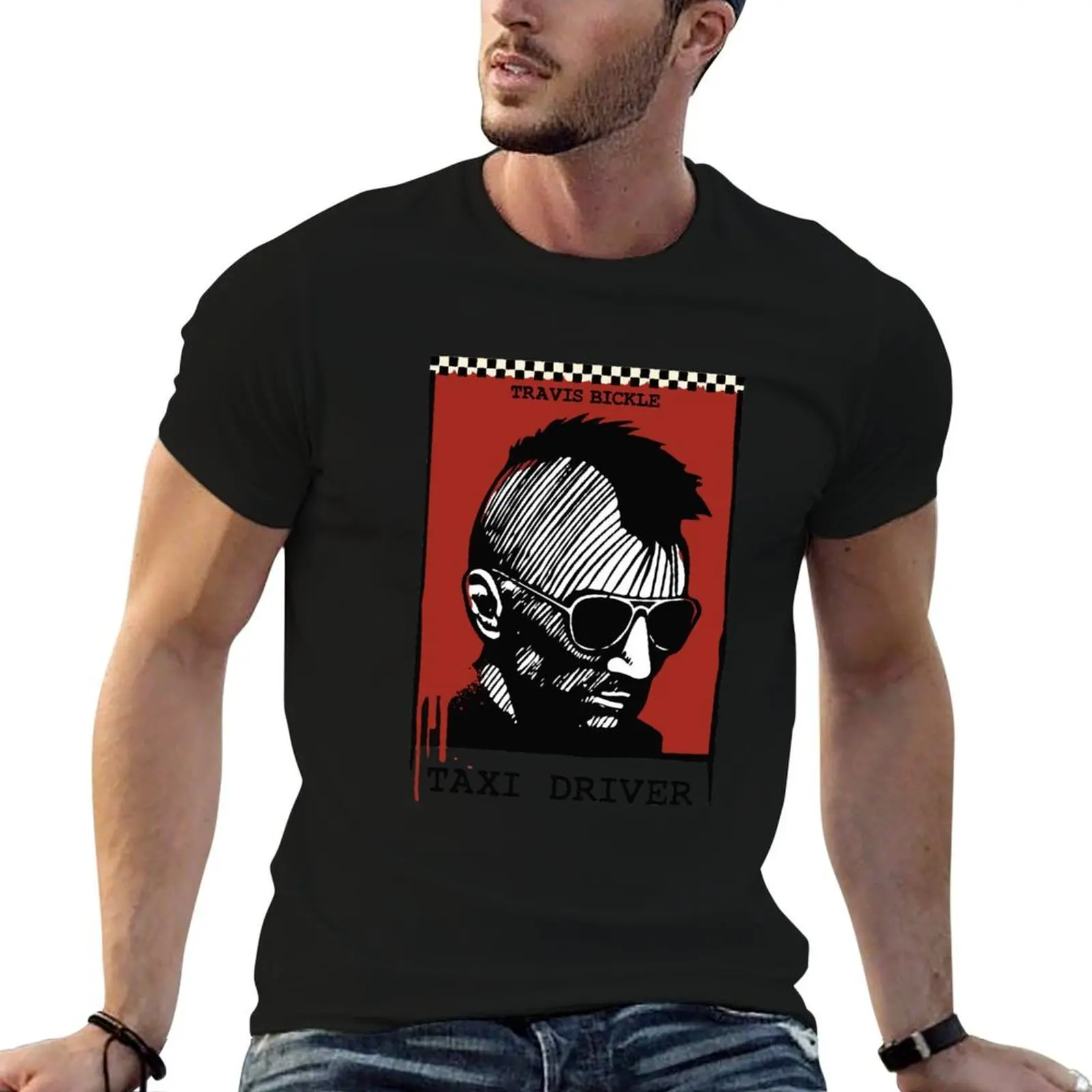 Taxi Driver-Travis Bickle T-Shirt Funny t-shirts croswit shirt man shirts men