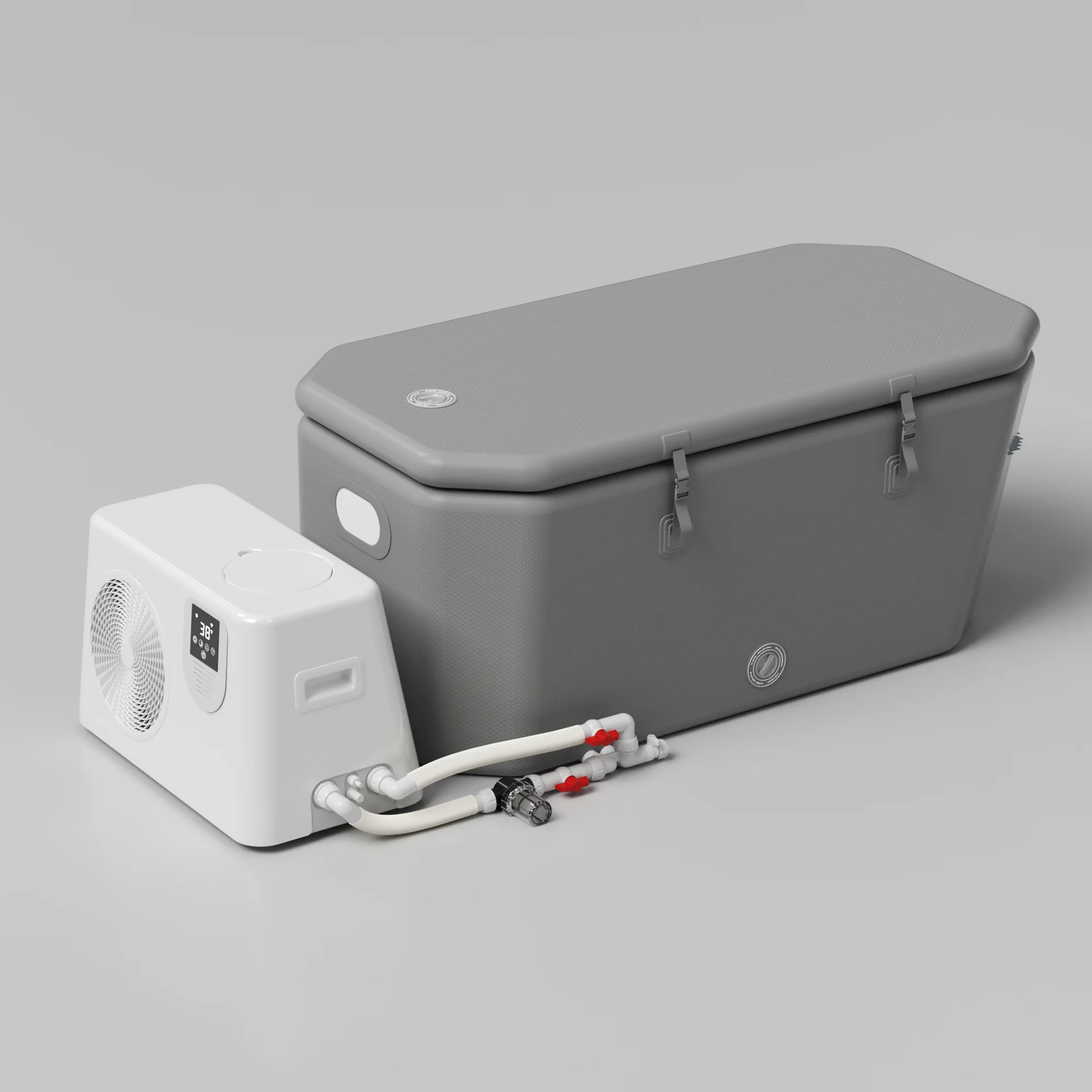 Icegalax Smart Wifi Portable 1HP 110V/220V Ice Bath and Chiller Ice Bath Machine for Sports Recovery & Home Cold Therapy