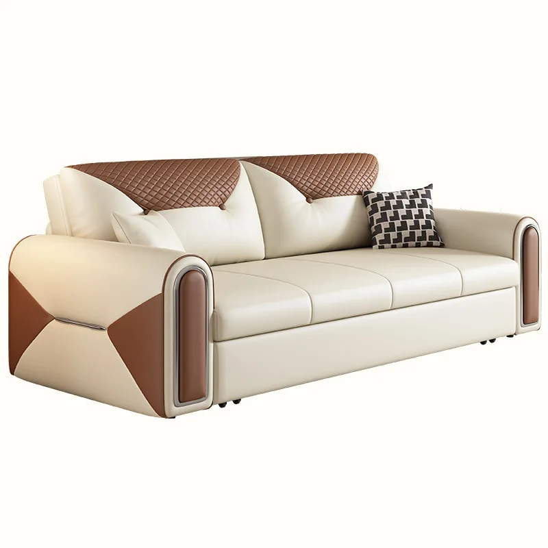 

New Cream Wind Sofa Bed, Multifunctional Folding Storage Sofa